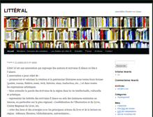 Tablet Screenshot of litterature-alsace.com